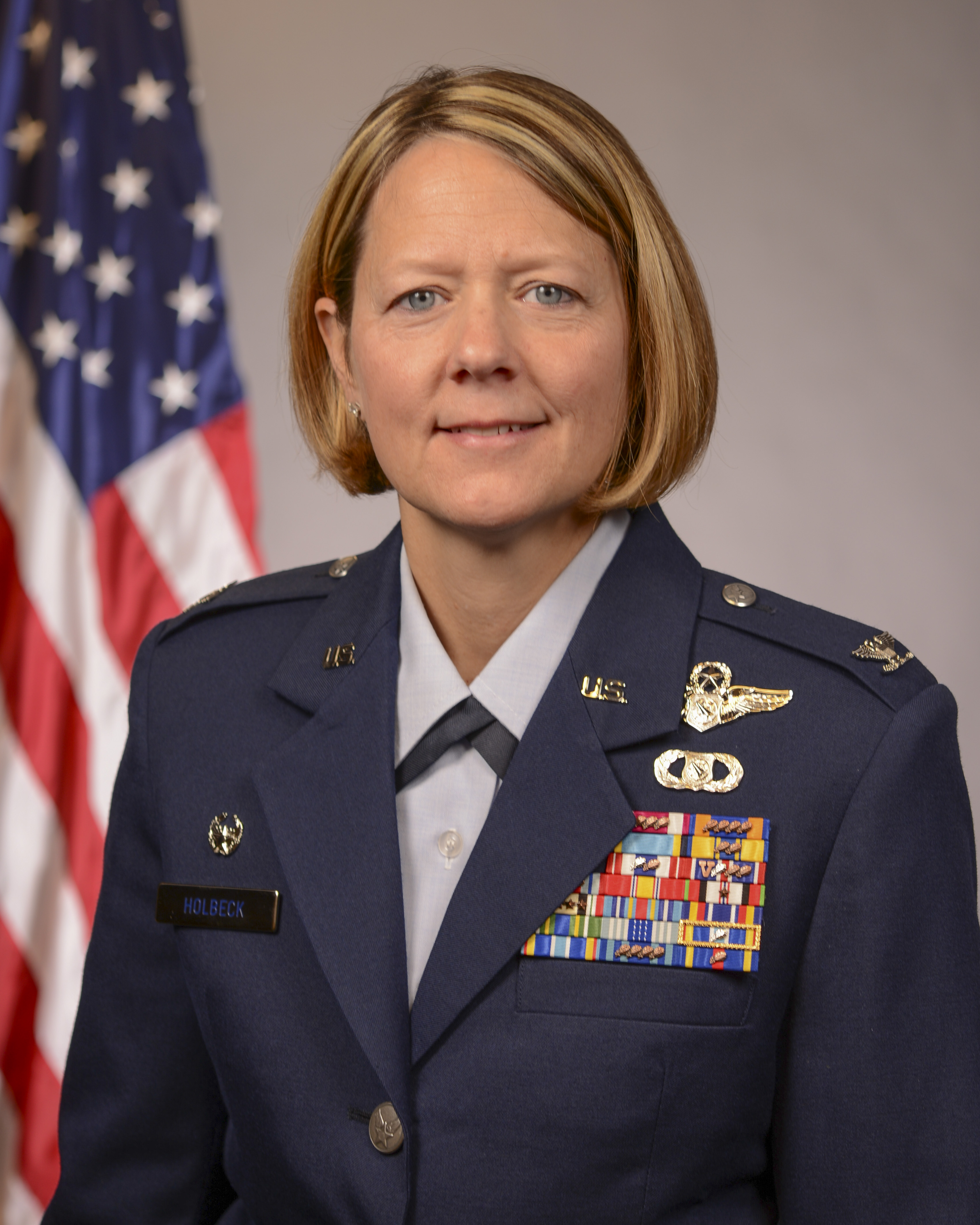 Col. Amy Holbcek, Commander, 116th Air Control Wing